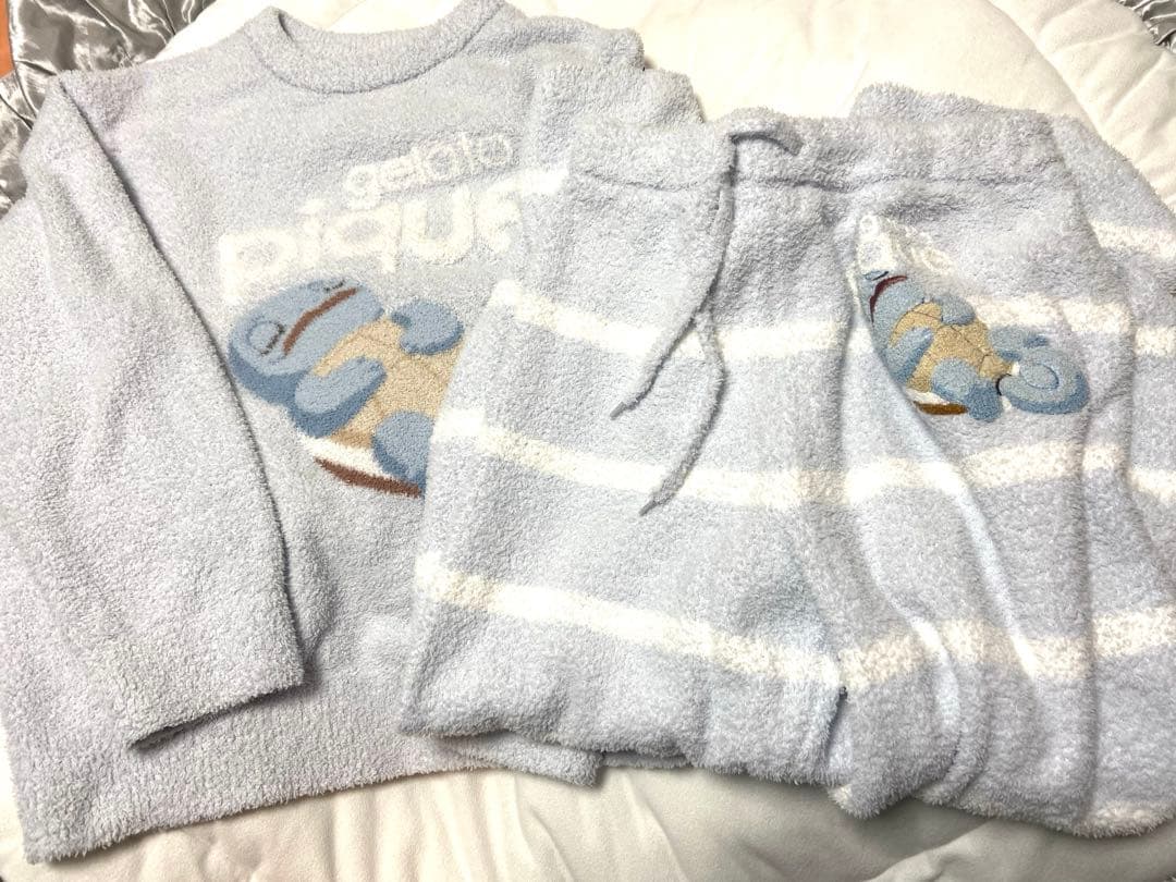 ジェラードピケ　ジェラピケ　ポケモン　ゼニガメ　上下セット　ポケモンスリープ