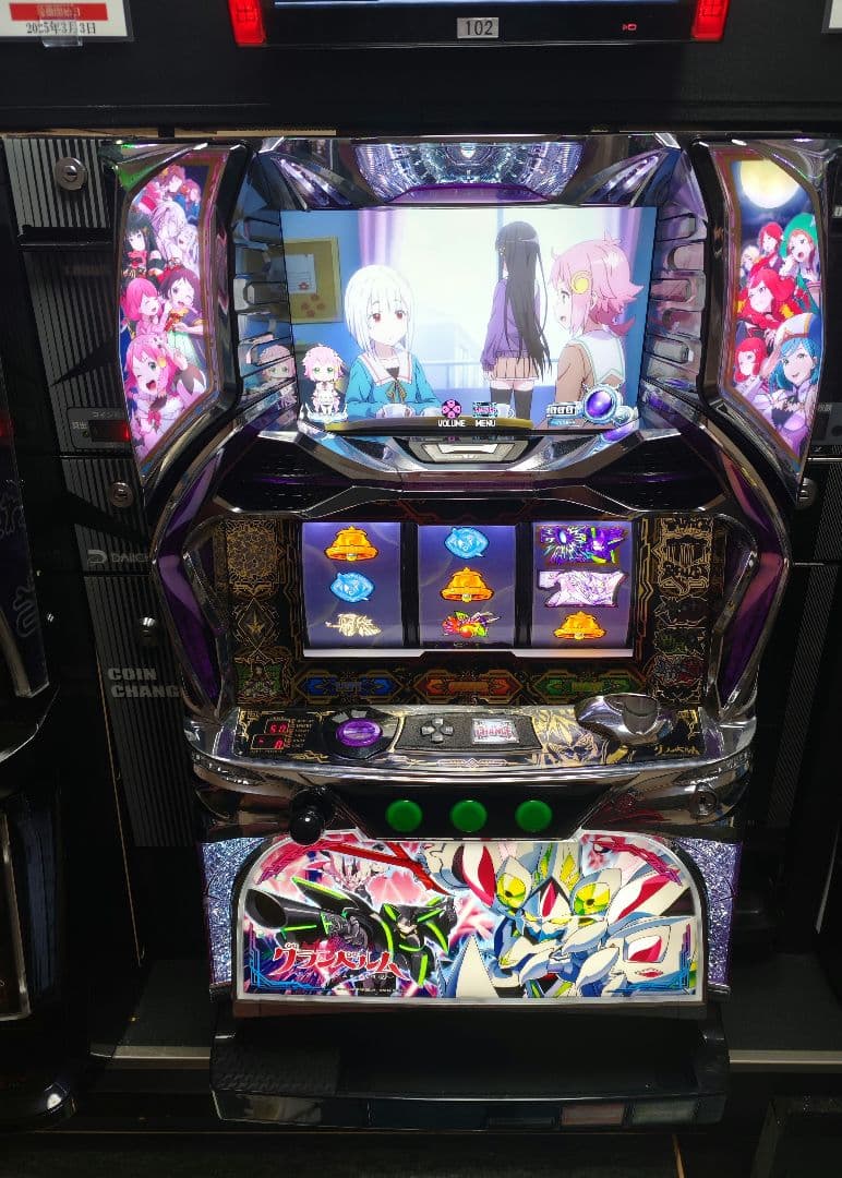 北電子　グランベルム　6号機　完動品 グランベルム 実機本体+イヤホンコンバーター+メダル不要機セット PUSH