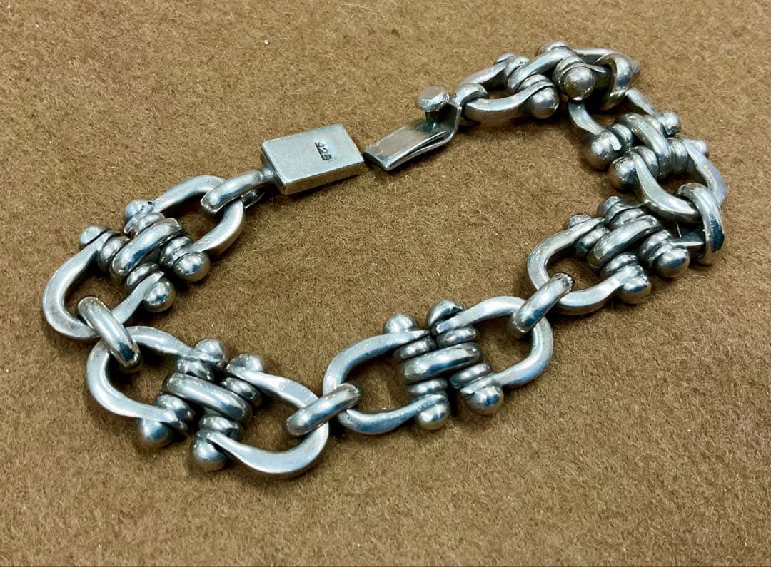 925シルバー リンクチェーンブレスレット