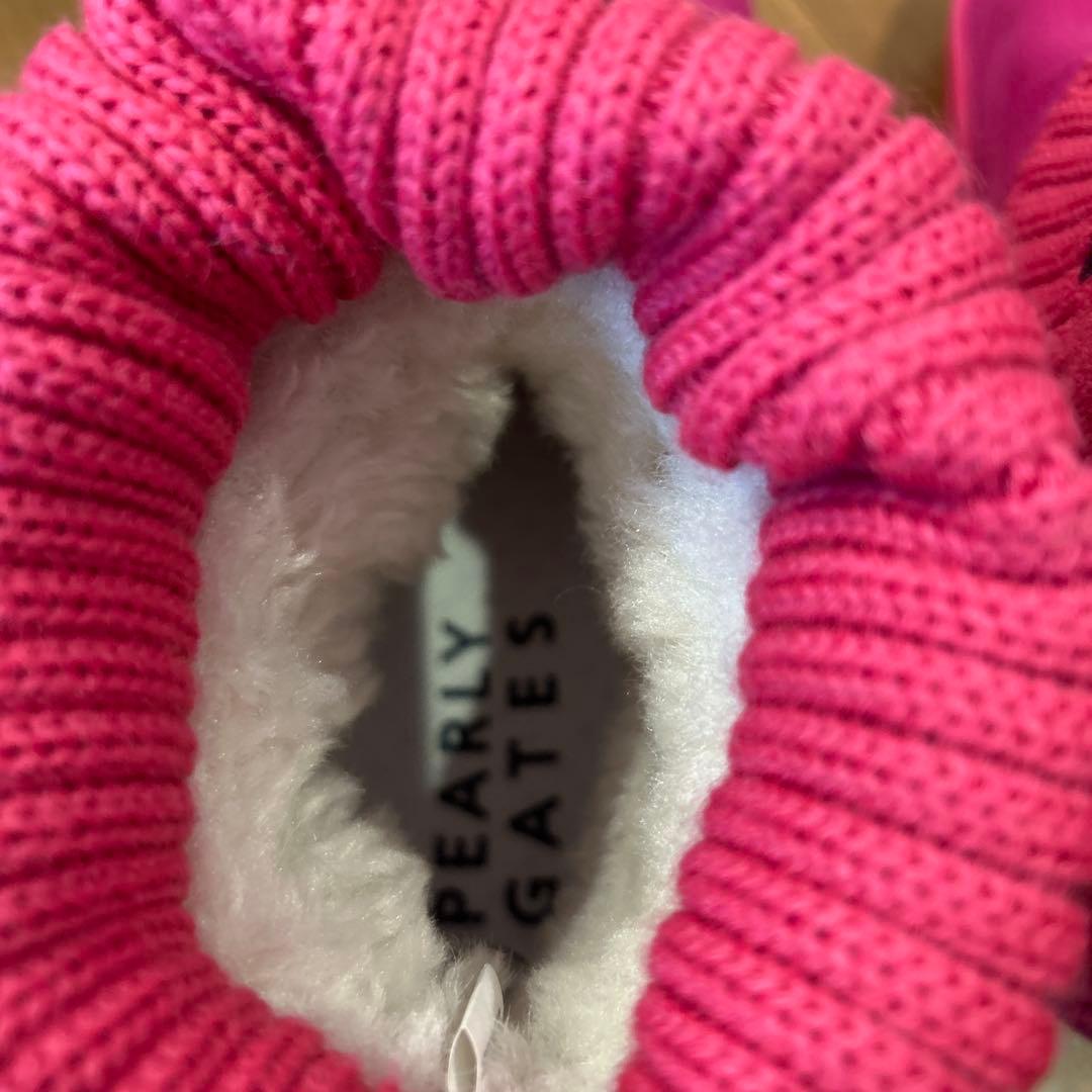 パーリーゲイツ ゴルフシューズ ヌバック×リブニット 22.5cm 新品未使用品