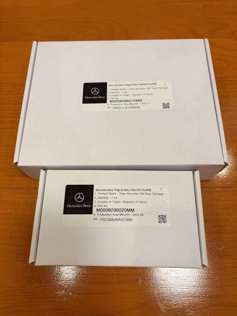 【メルセデスベンツ】ドライブレコーダー360 フロント+リアカメラセット