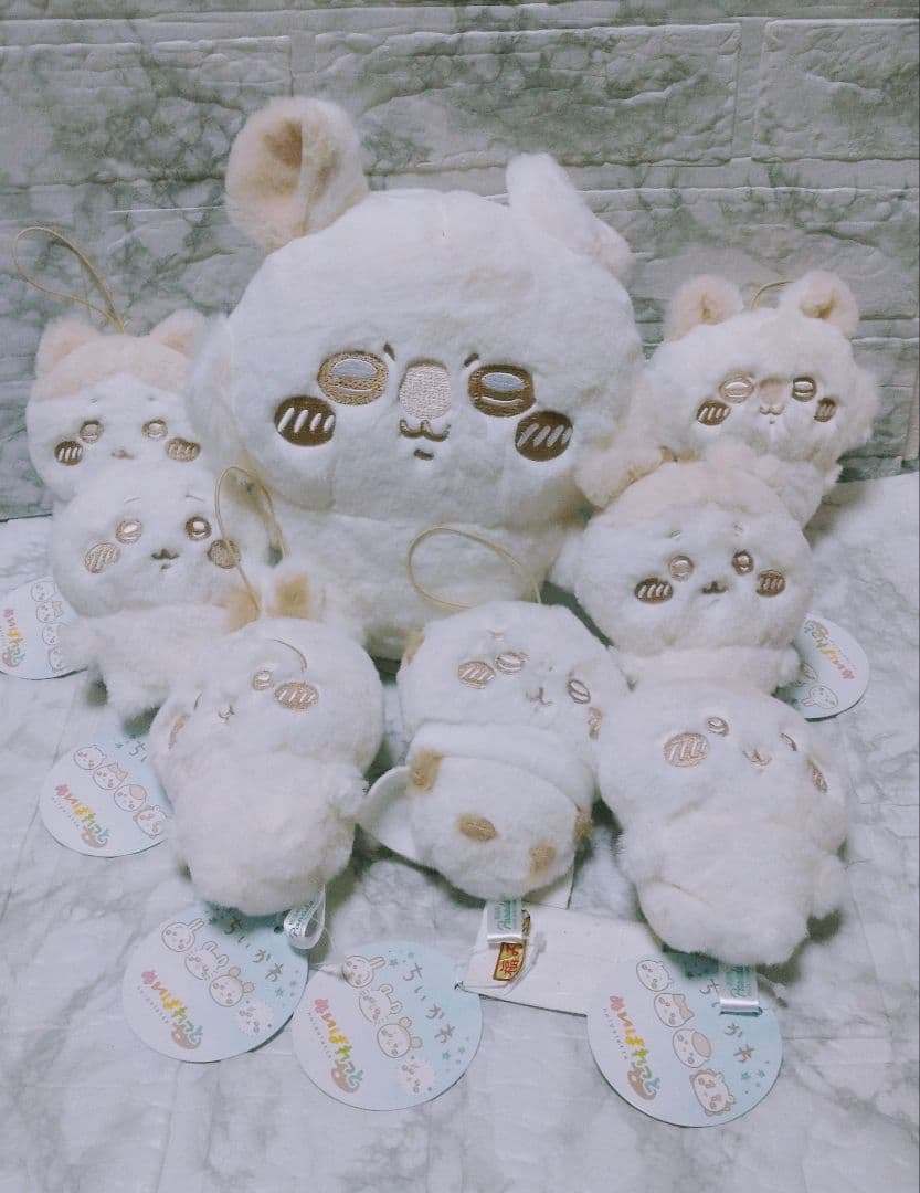 ちいかわ ぬいぱれっと〜ミルクいろ〜 ぬいぐるみ② モモンガ マスコット7点 ちいかわ ぬいぱれっと～ミルクいろ～ ぬいぐるみ② （モモンガ