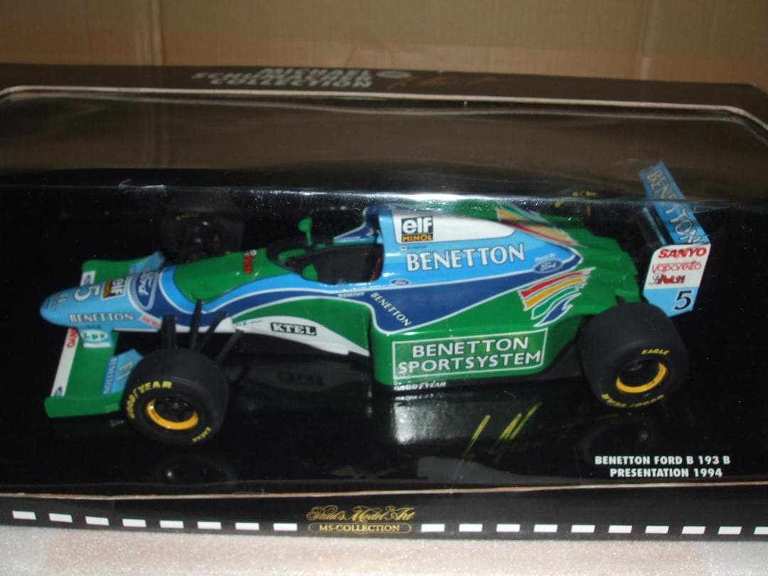 ベネトン　フォード　Ｂ１９３B　シューマッハ　プレゼン　ミニチャンプス　１／１８