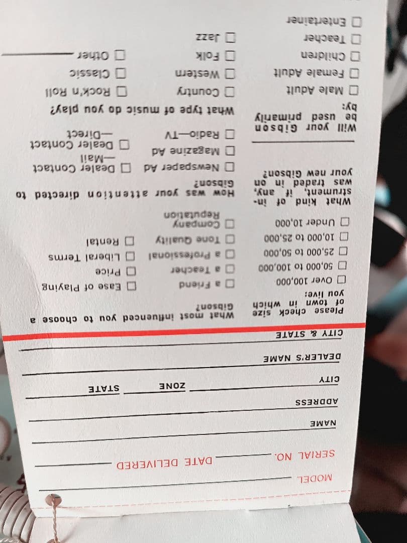 5*k様 gibson B25-N 1969年製造推定 - メルカリ