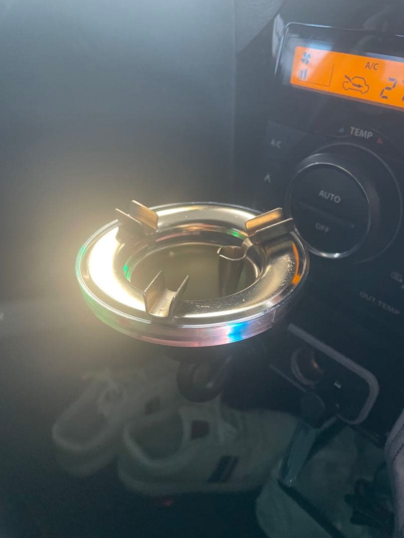 激レア　当時物　光る　チューリップ灰皿　旧車　昭和　GX71 街道　ハイソ