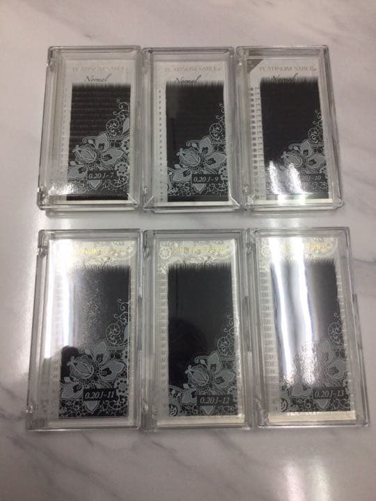 Miss eyed'or 新品未使用　Jカール太さ0.2㎜長さ7㎜と9~13㎜