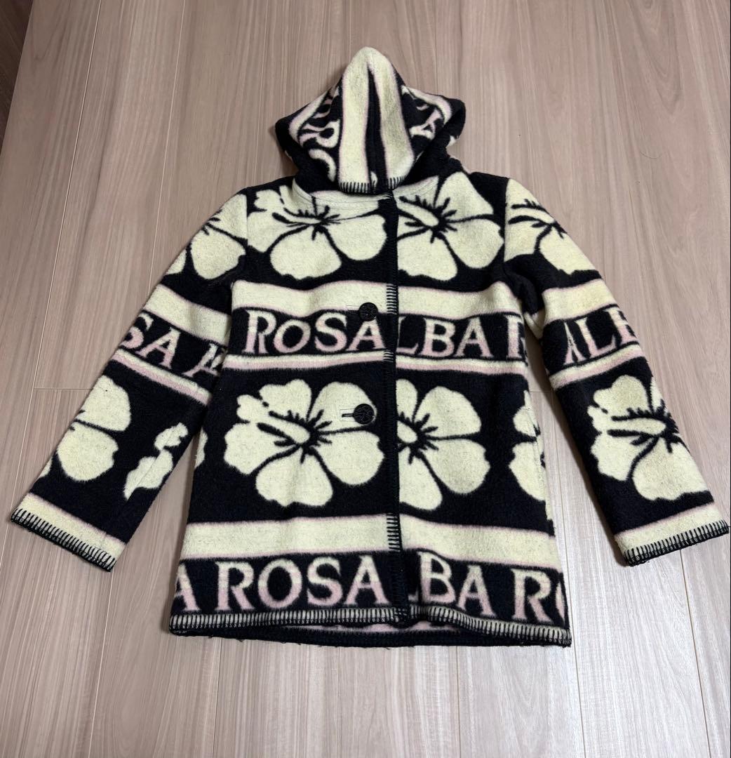 美品 激レア ALBA ROSA ダッフルコート ハイビスカス - メルカリ