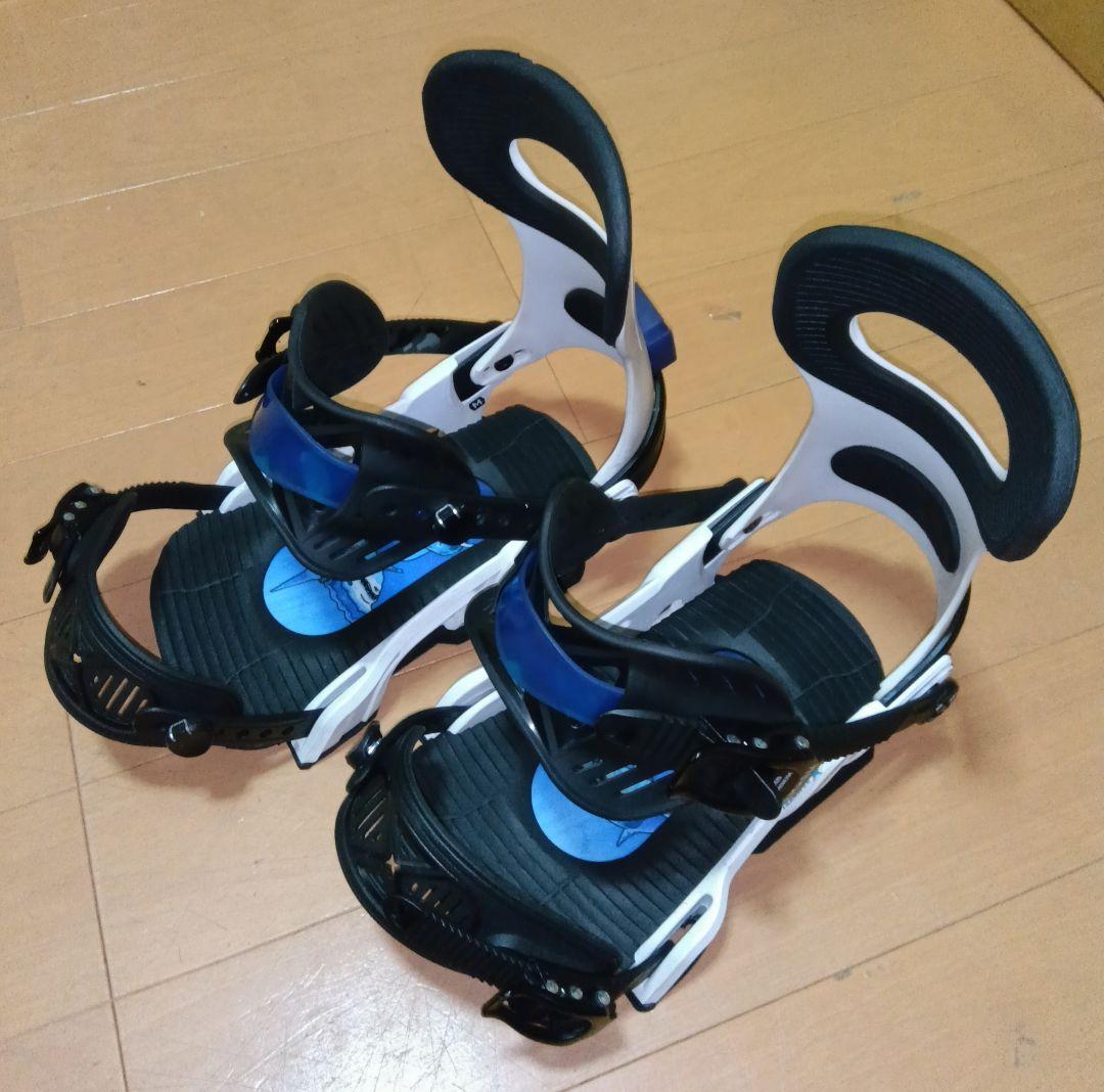 BENT-L スノーボードビンディング ホワイト/ブラック