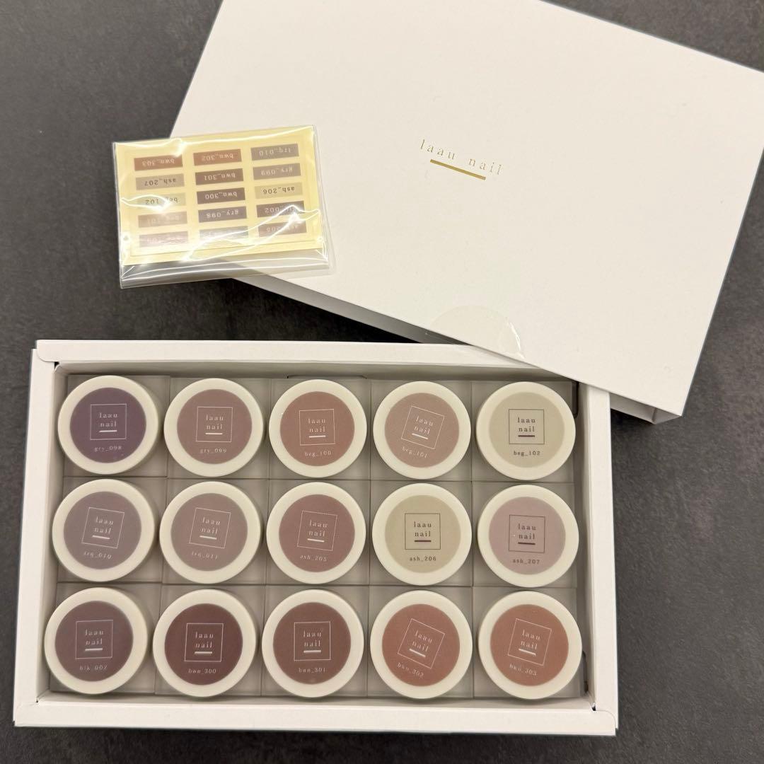 新品未使用laaunail シアーカラー15色、イベント限定パッケージ