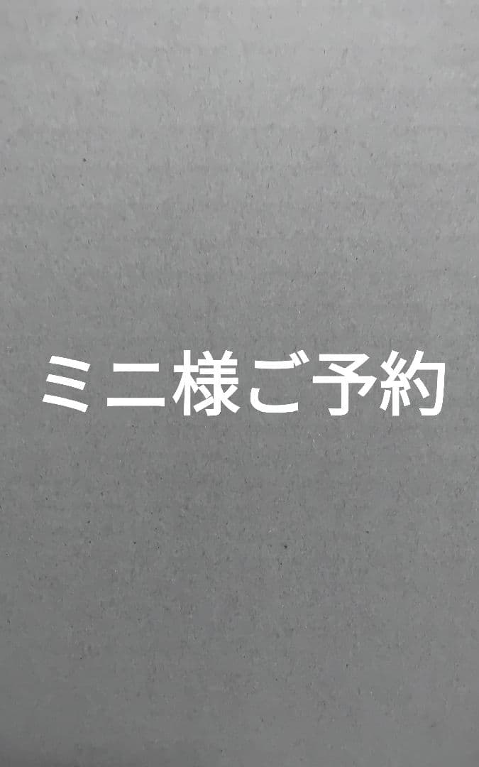 ミニ様ご予約