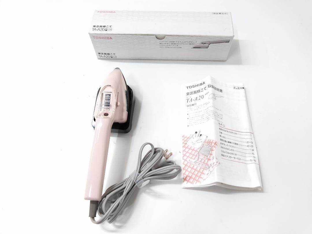 東芝　裁縫こて TA-A20 アイロン　ピンク　2001年製◆ 2026年最新】東芝 裁縫こて TA-A20の人気アイテム - メルカリ