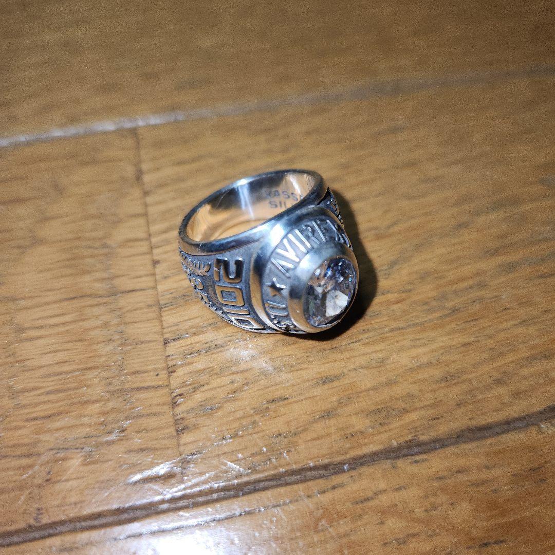 AVIREX カレッジリング 13号 35周年記念モデル シルバー925