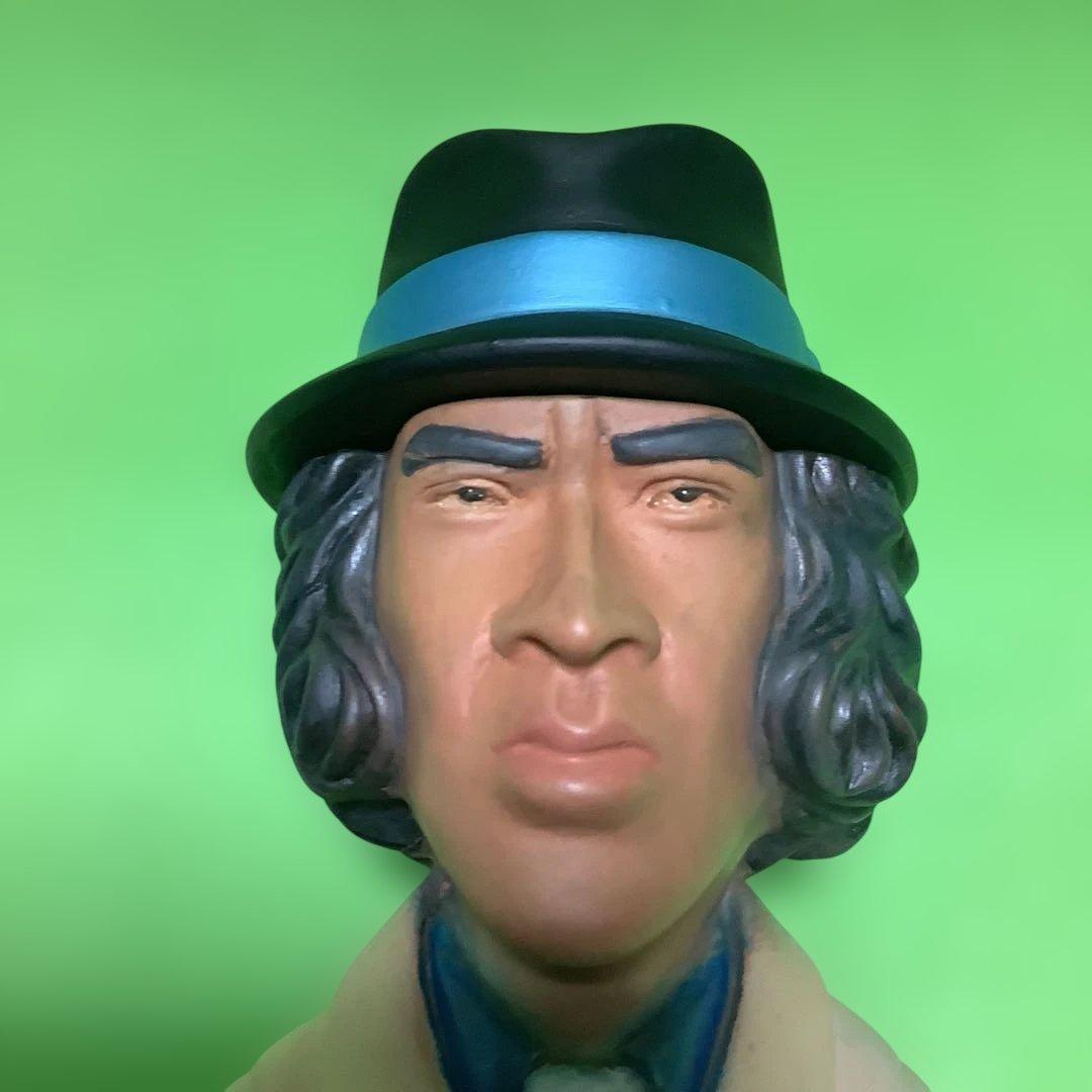 松田優作☆フィギュア☆ソフビ☆ガレージキット☆探偵物語☆青シャツ