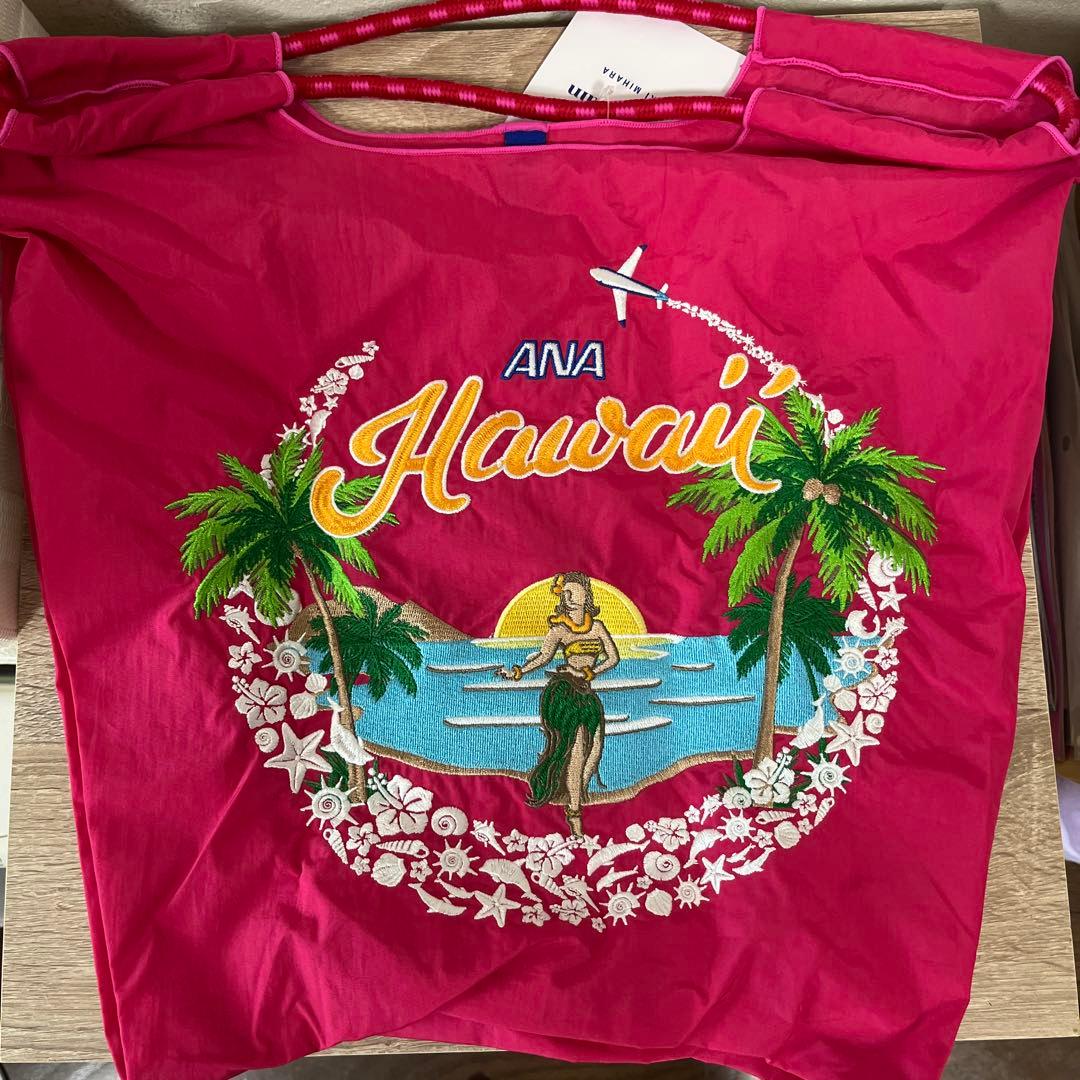ボールアンドチェーンANA ハワイ柄　ピンク　Mサイズ