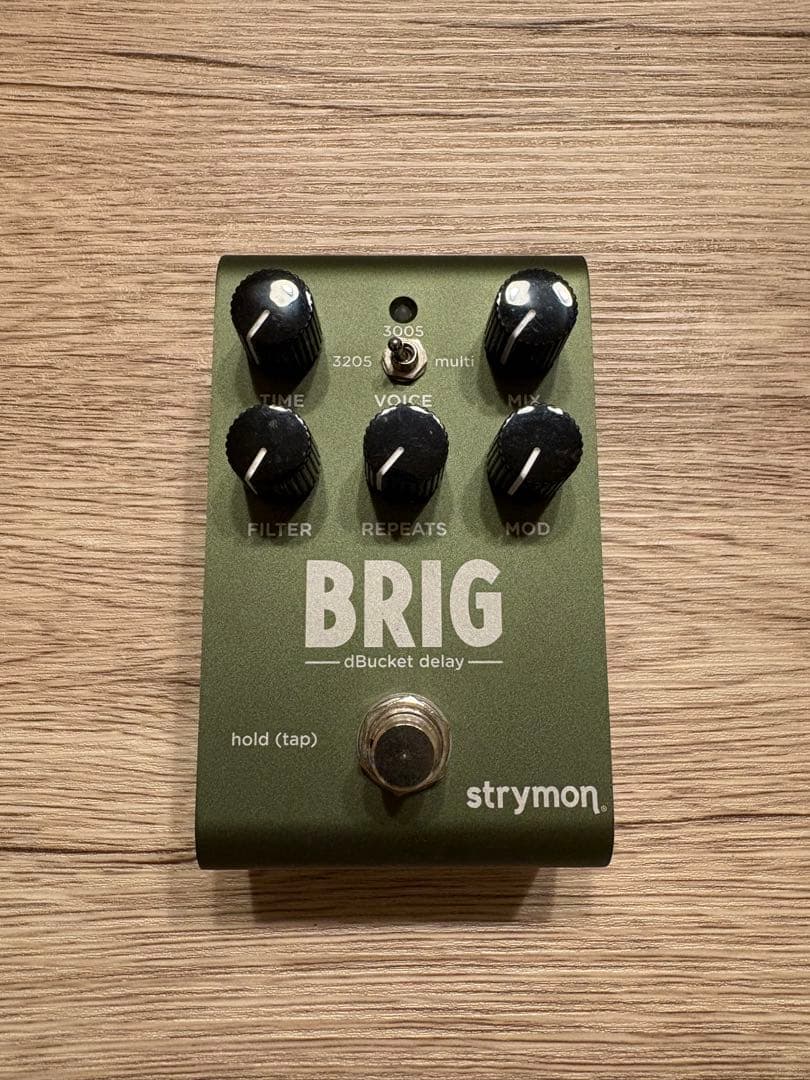 ギター Strymon BRIG dBucket delay Strymon Brig Multi-Voiced dBucket Delay Effects Pedal Green