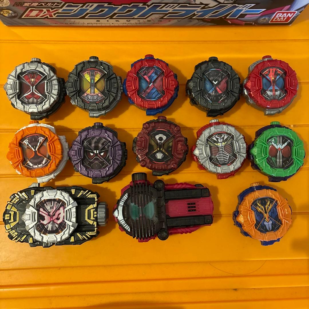 DXジクウドライバー 2本(1本箱あり)＋ライドウォッチ13個セット