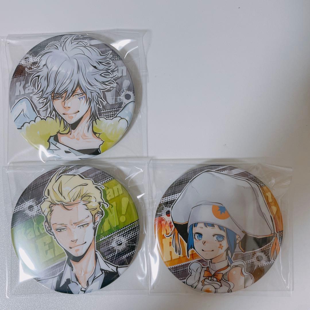 家庭教師ヒットマンREBORN! コレクション缶バッジ 白蘭、ユニ、γ