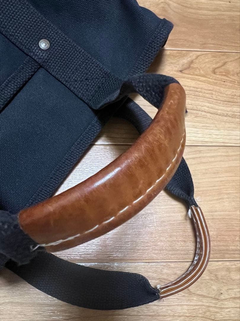 L.L.Bean エルエルビーン USA製 本革ハンドル キャンバストート 希少