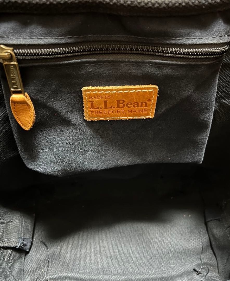 L.L.Bean エルエルビーン USA製 本革ハンドル キャンバストート 希少