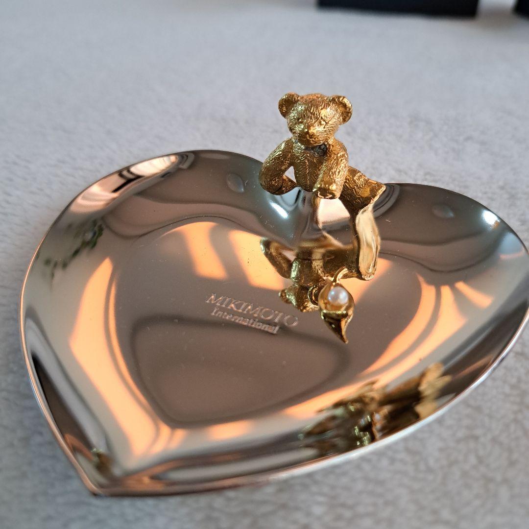 ☆新品未使用 箱付き☆ MIKIMOTO ミキモト ジュエリートレイ クマ