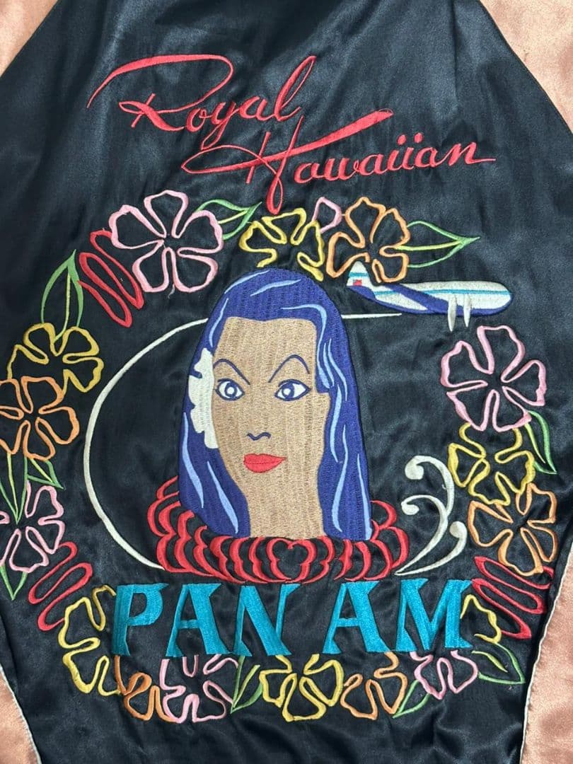 テーラー東洋 PANAMA 虎 青 リバーシブル Mサイズ スーベニアジャケット