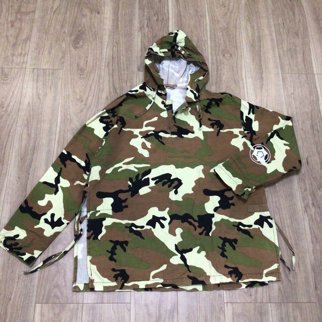 90's Sabotage 迷彩カモフラージュ アノラックパーカーXL
