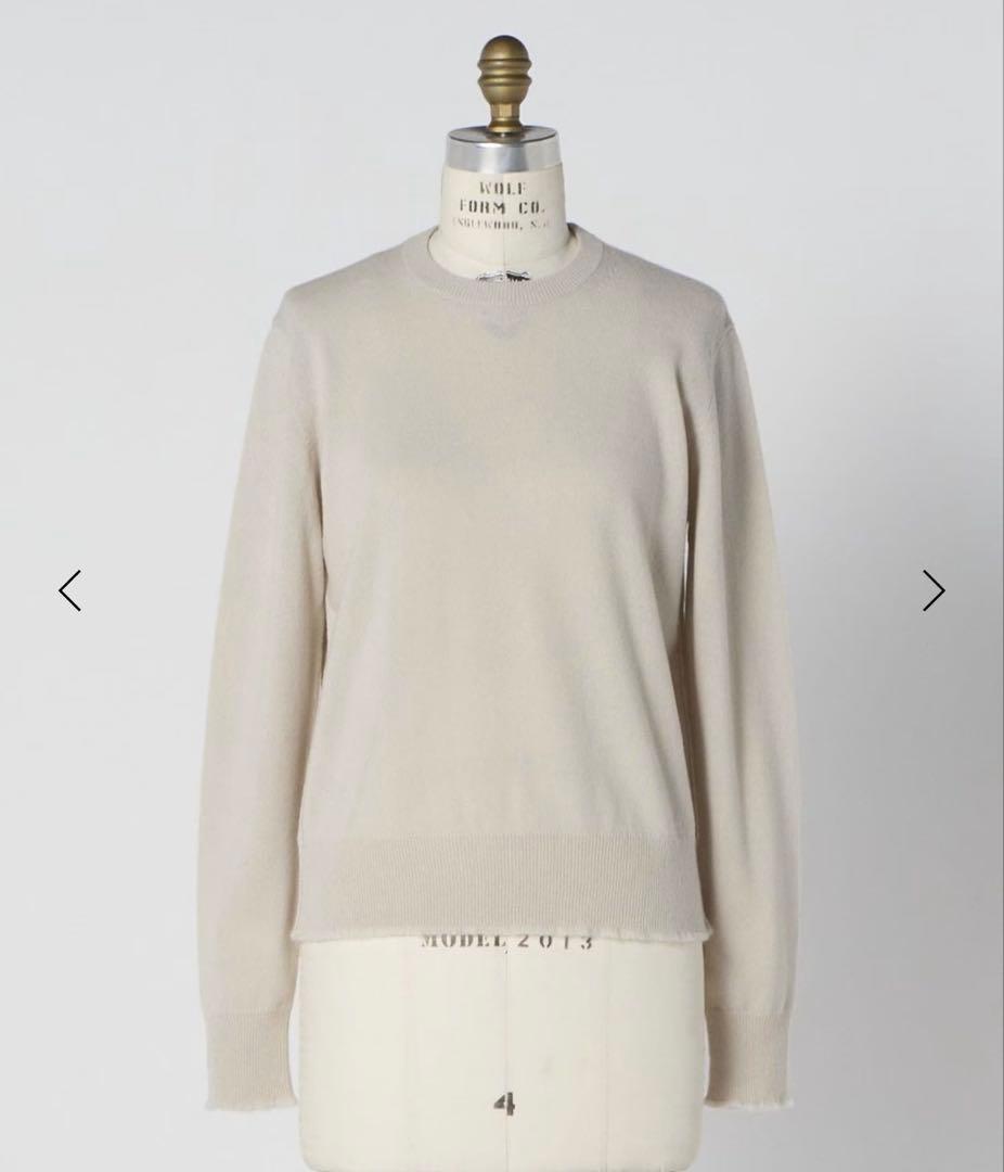 BLAMINK 25FW 定番カシミヤニット ベージュ 36