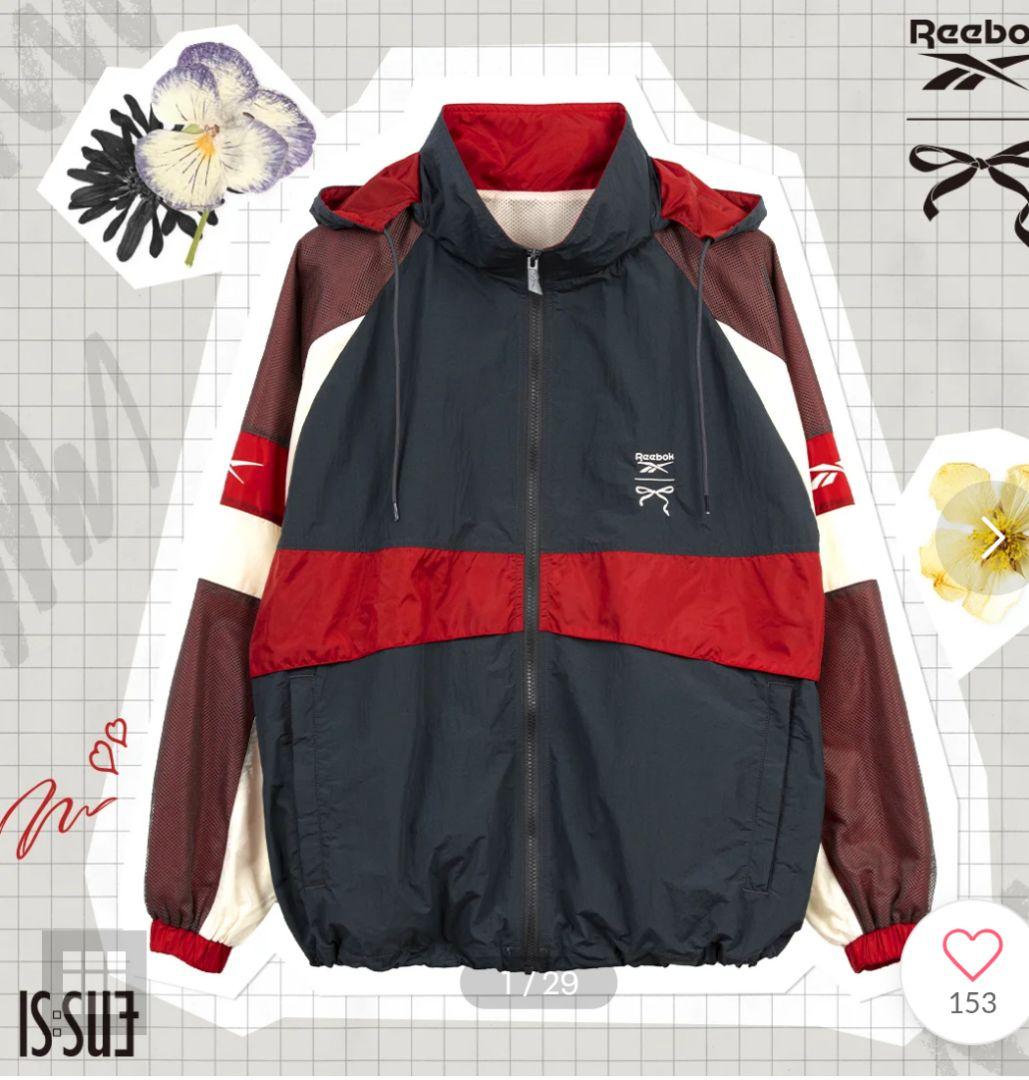 Reebokイッシュ カラーコンビネーショントラックジャケット