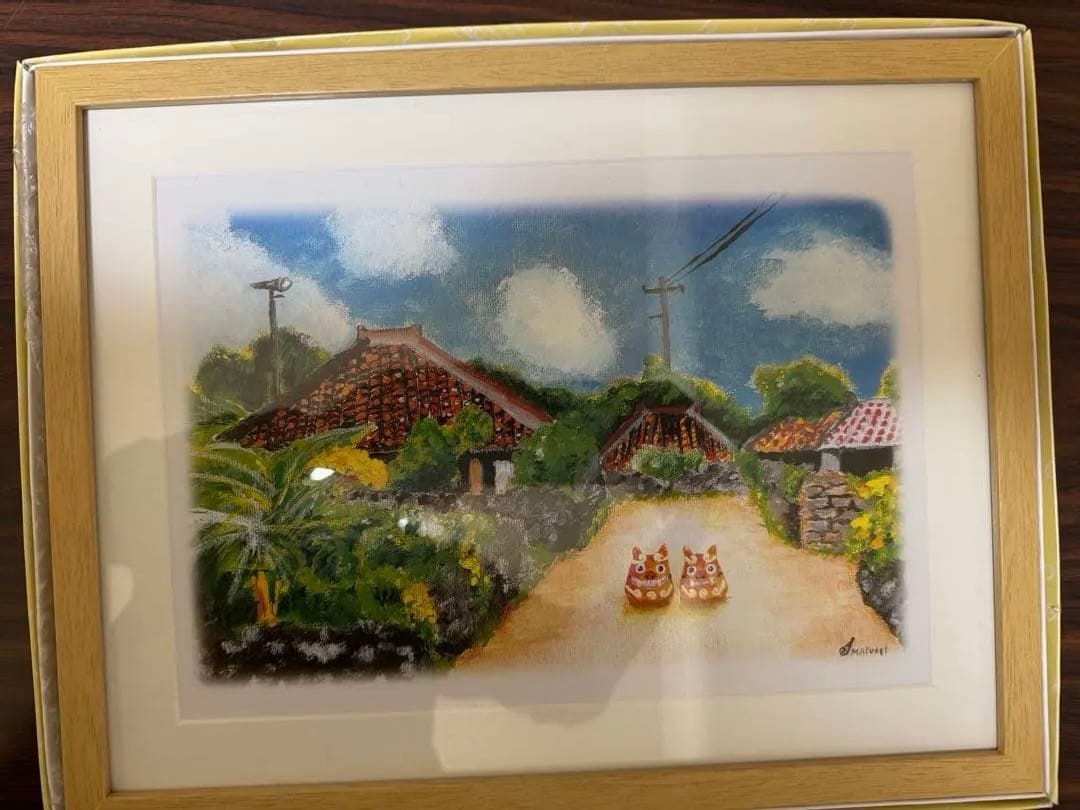 沖縄土産　シーサー　絵　ビジューボックス