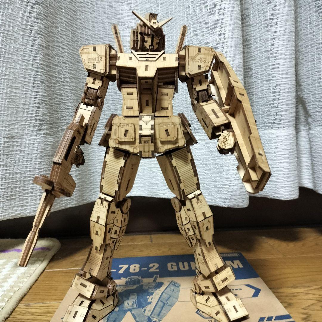 完成品！wa-gu-mi RX-78 ガンダム 竹製