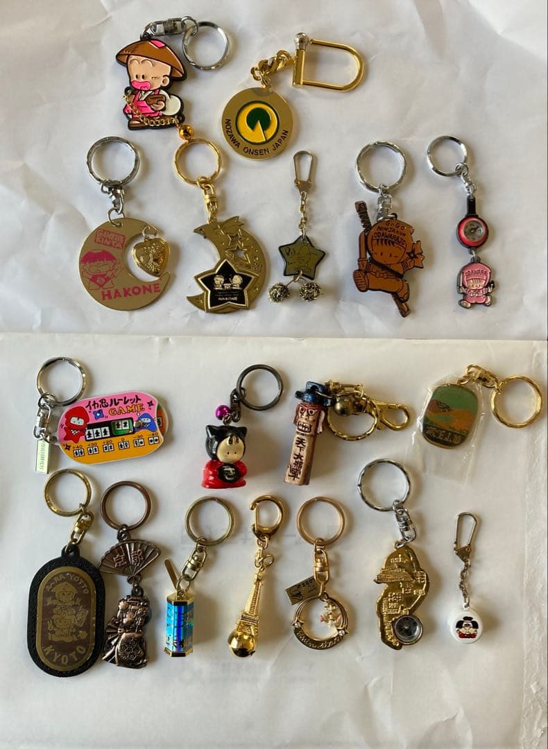 昭和 平成 レトロ キーホルダー ご当地キーホルダー まとめ売り 18個