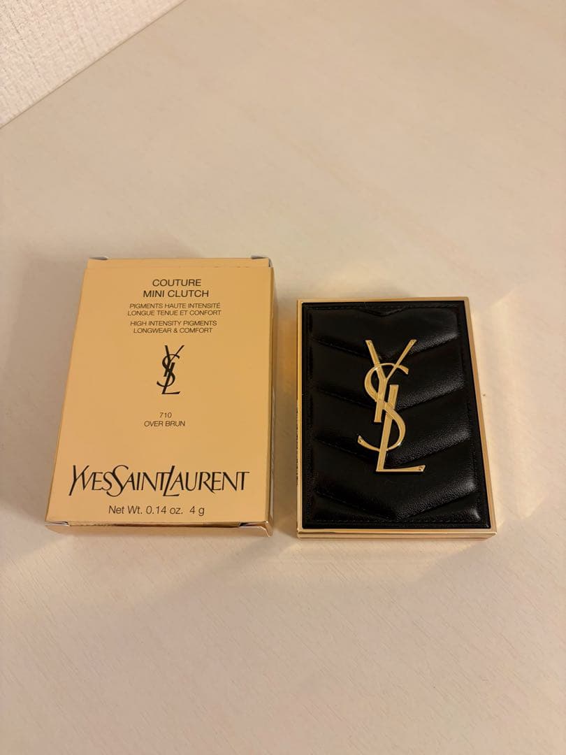 Yves Saint Laurent クチュールミニクラッチアイシャドウ　710 新色レビュー】クチュール ミニ クラッチ｜YVES SAINT LAURENT BEAUTE