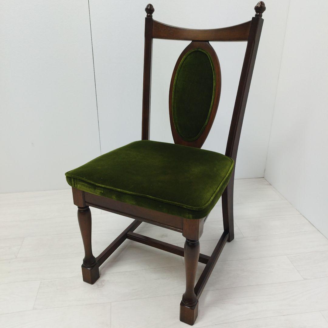 ①ナガノインテリア　椅子 チェア　アンティーク