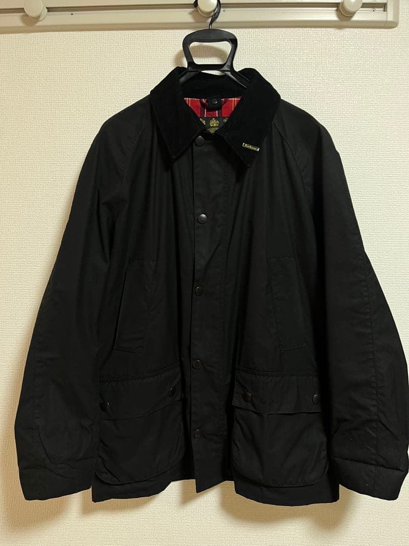 Barbour ブラック レッドチェック M