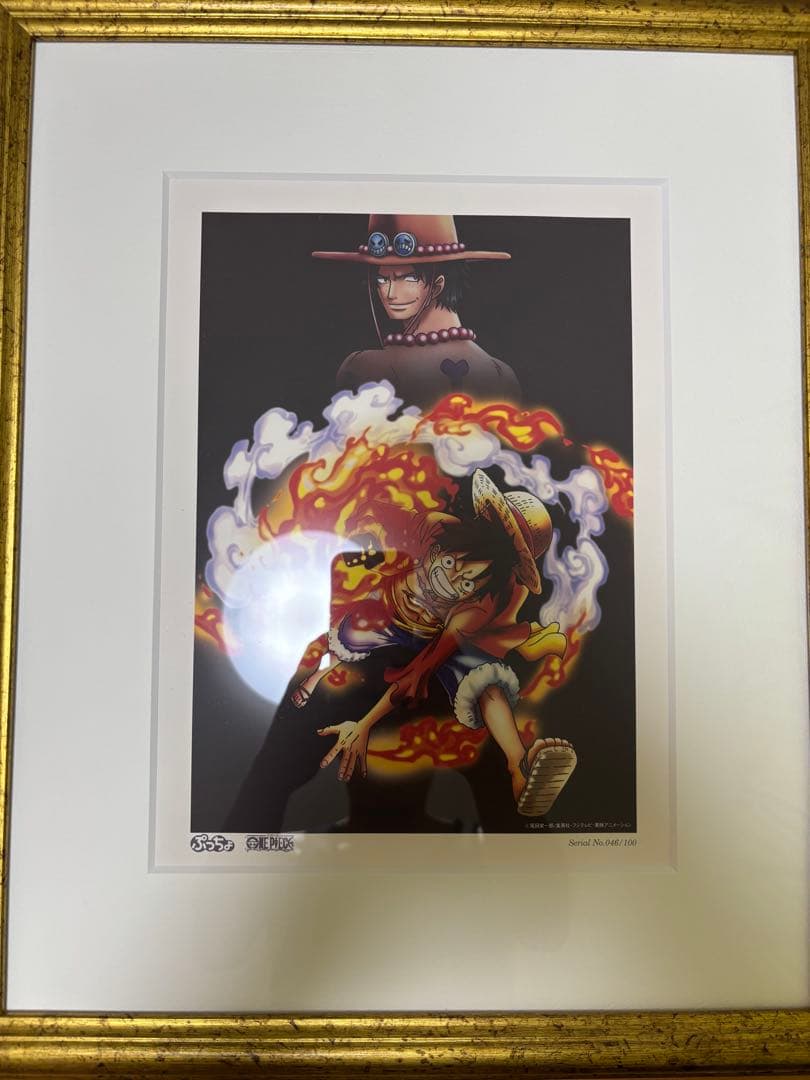 ワンピース アニメーションアート ルフィ エース