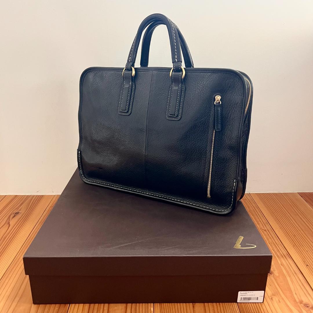 美品】土屋鞄製作所 ウルバーノ アーバンブリーフ 黒 - メルカリ