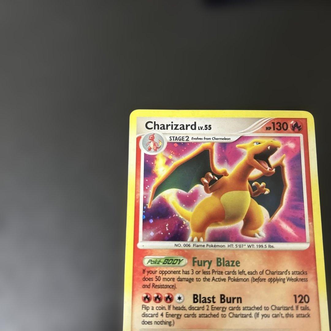 英語版リザードン LV55 拡張パック ひかる闇 DP3 DPBP#006 キラ - メルカリ