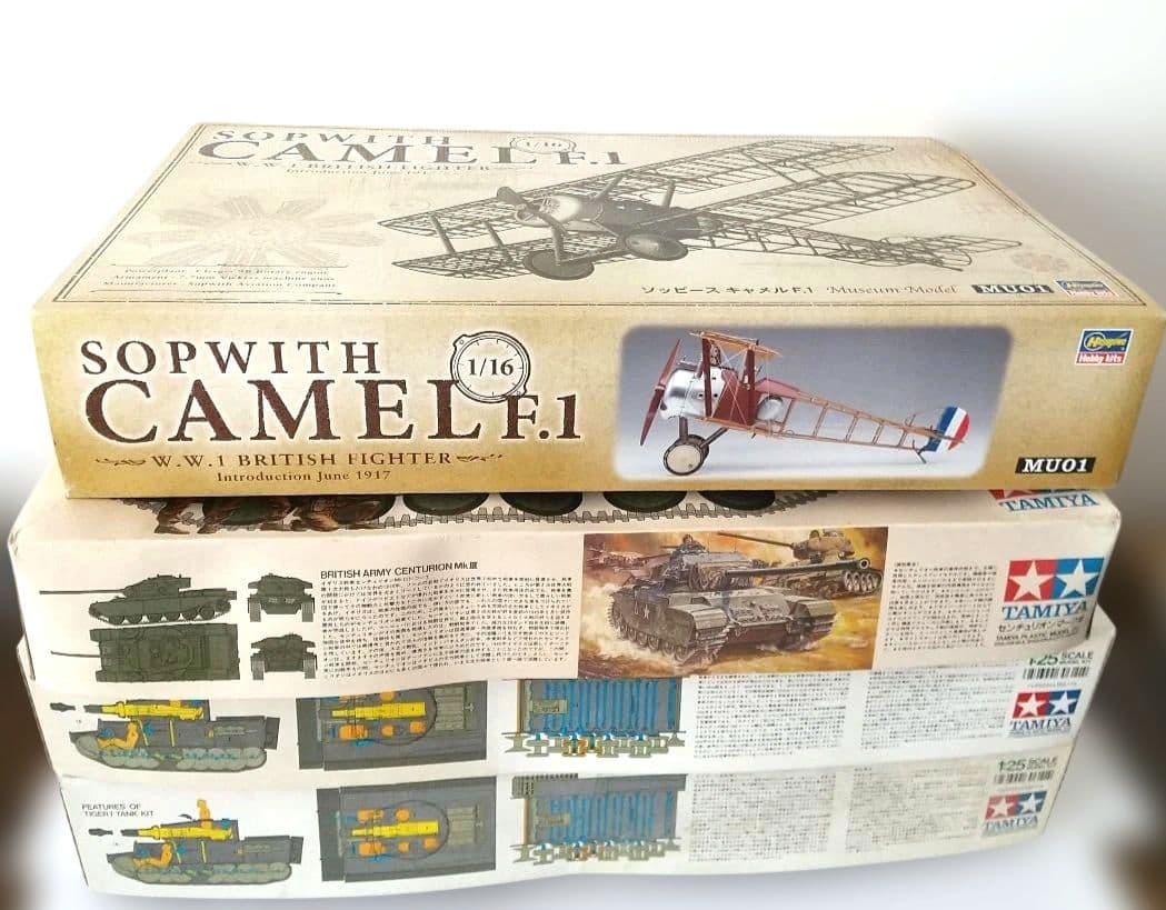 M*K様 戦車&航空機プラモデル 4点セット - メルカリ