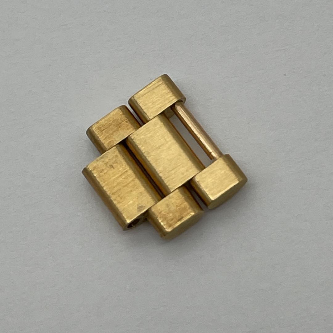 ロレックス　2コマ プレジデントブレスレット 時計部品 K18YG　9.7ｍｍ