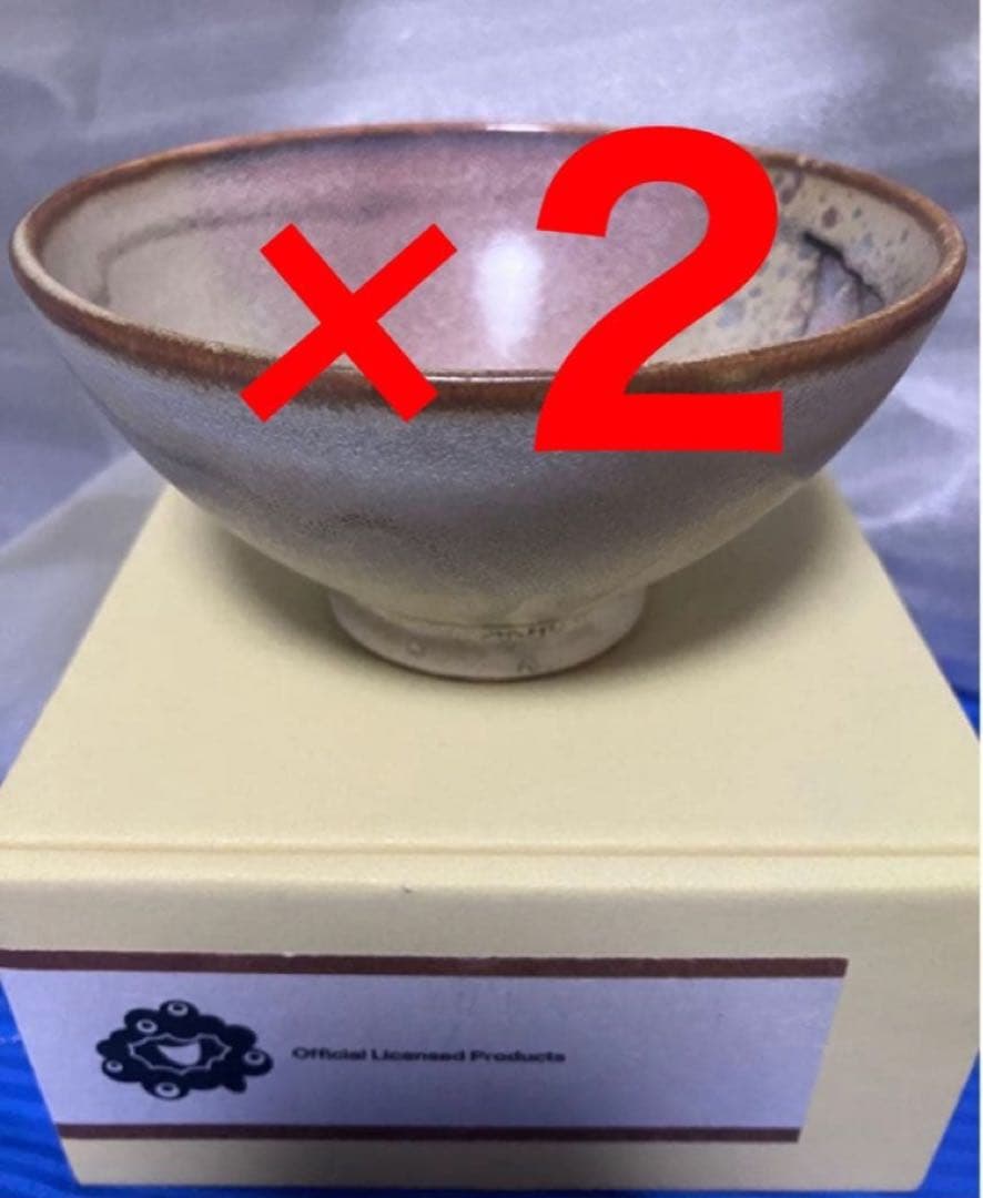 ２個セット万博 EXPO2025 滋賀 布引焼 桜柄 茶碗 ミャクミャク ロゴ