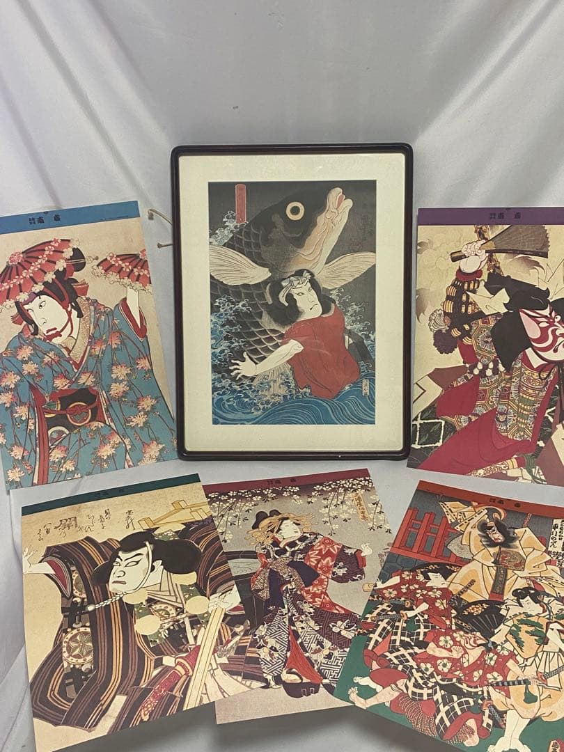 2398❣️浮世絵　セット 復刻版浮世絵 (錦絵)すべて『U3-18 徳力版画 木版画 復刻版浮世絵 歌川