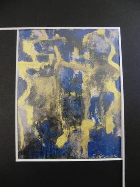 宮崎 進、群青の中のひと、希少な額装用画集より、美品、新品額装付 2026年最新】Yahoo!オークション -#宮崎(人物画)の中古品・新品・未