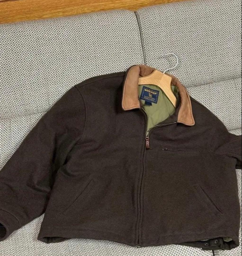 WOOLRICH ブラウン ジップアップジャケット