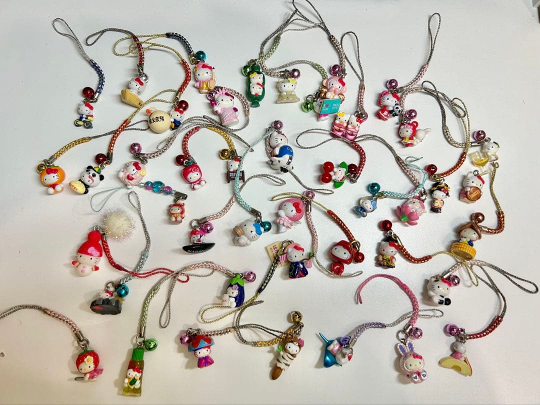 ご当地キティ ストラップ 根付け　まとめ売り ハローキティ ご当地キティ ストラップ 根付け 5個セット まとめ売り