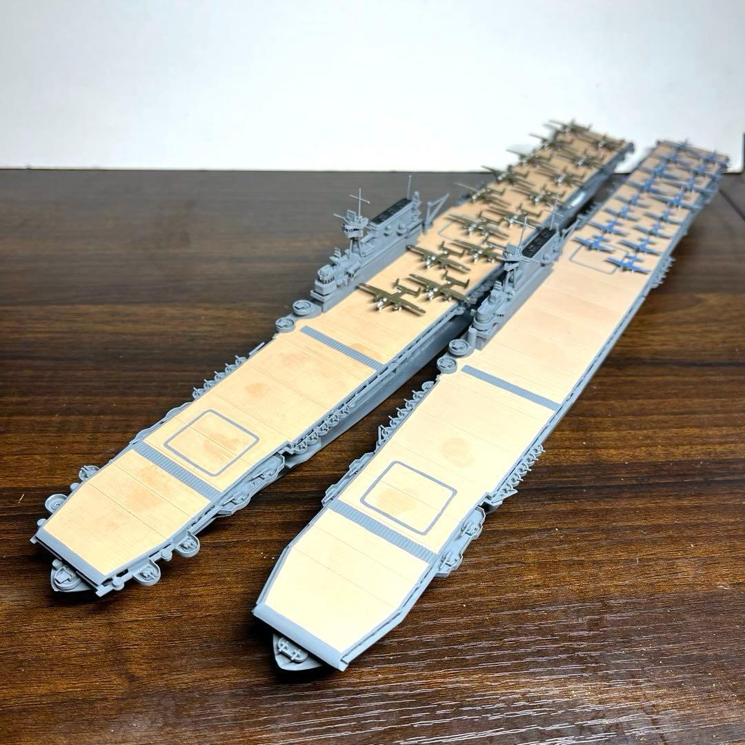 1/700 アメリカ海軍　航空母艦　ヨークタウン　ホーネット　2隻セット 1/700 アメリカ海軍 航空母艦 ヨークタウン ホーネット 2隻セット