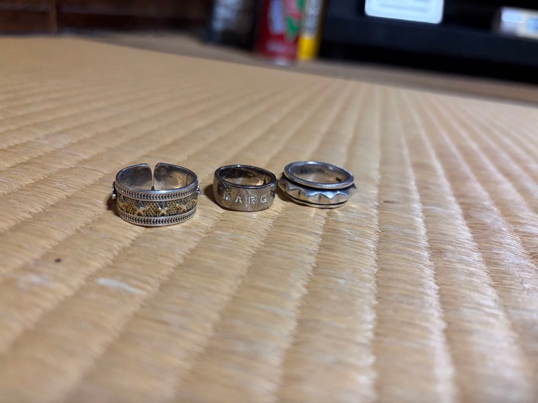 メンズリングセット 3点