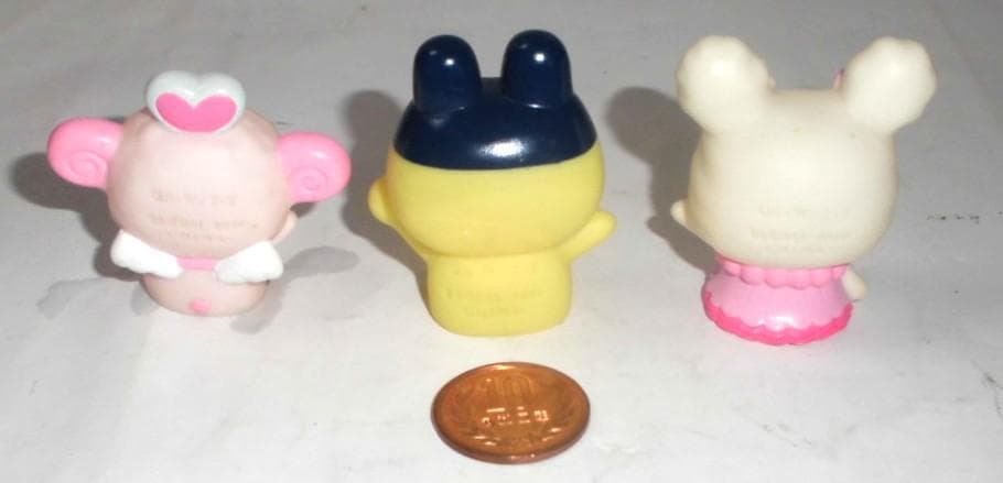 たまごっち！ たまともだいしゅーごー 3種 指人形 ソフビ フィギュア