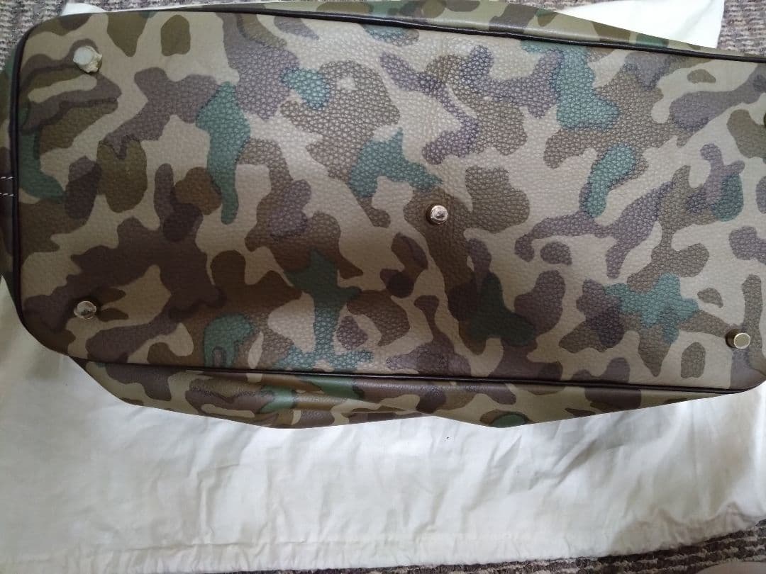 Cisei シセイ迷彩柄レザー トートバッグ 大容量