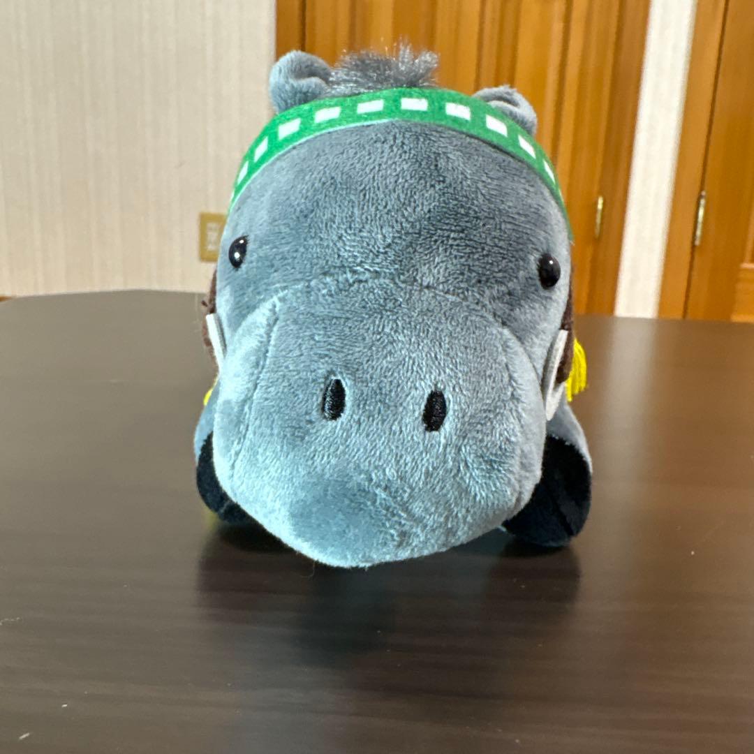競馬馬 ぬいぐるみ メジロマックイーン ゼッケン5 - メルカリ