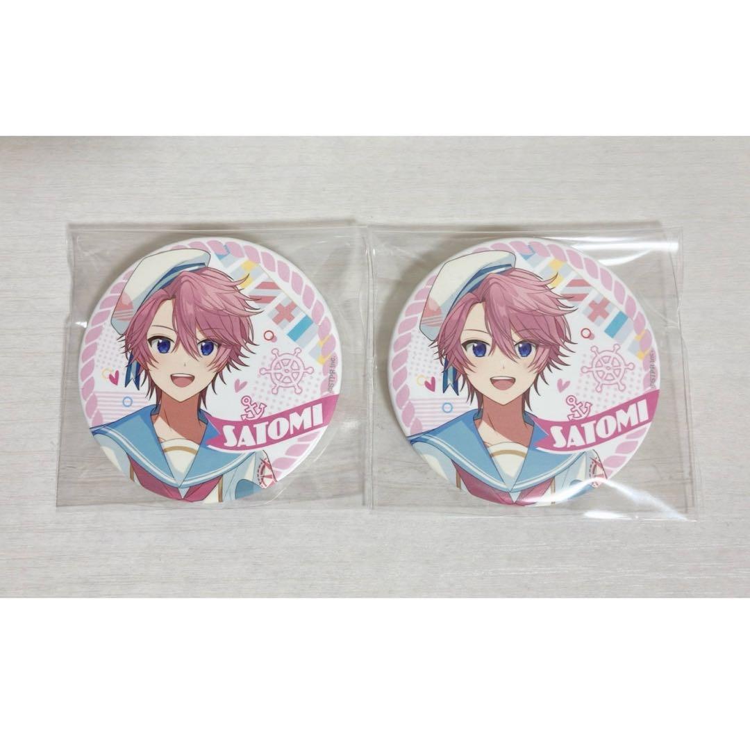 さとみくん 2023Summer マリン 等身 缶バッジ - メルカリ